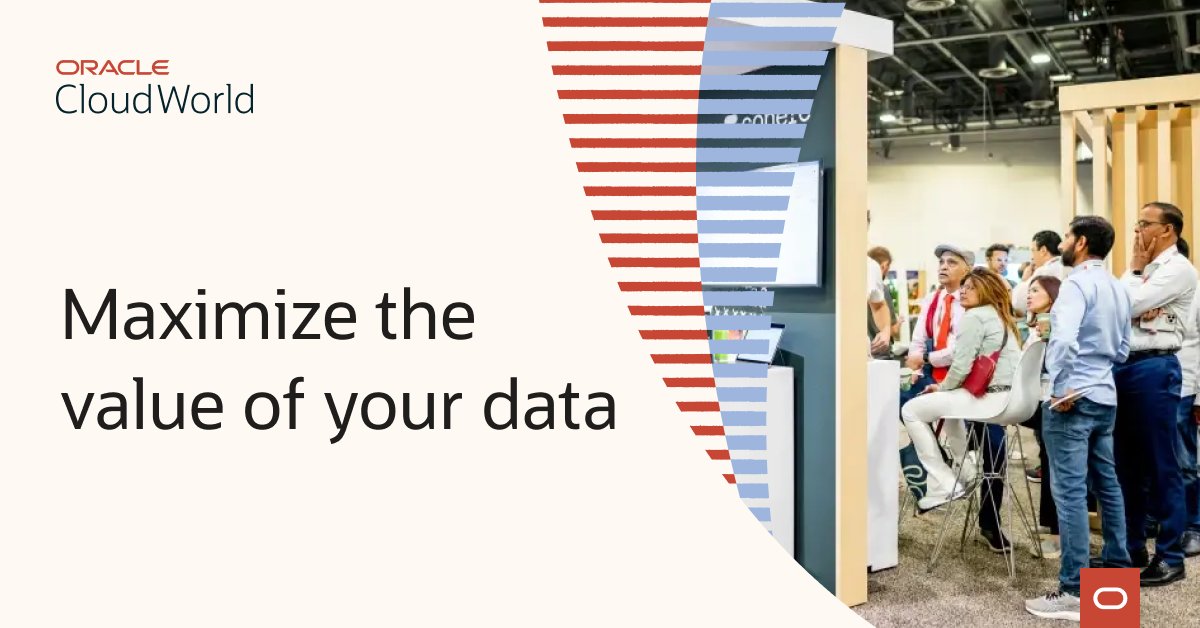 mayankeurope's tweet photo. There’s no AI without data. Join us at #CloudWorld and learn how to kickstart and expand your #AI initiatives with our Database, Autonomous Database, and Exadata. https://t.co/EbvR0Wn30C https://t.co/O9cWogejmV