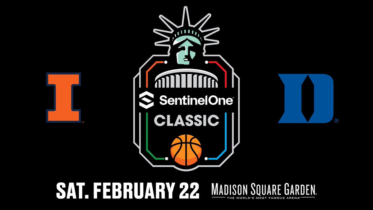 JUST ANNOUNCED: Duke men’s basketball returns to The Garden on Feb 22 to face the Illinois Fighting Illini in the SentinelOne Classic! Sign up for exclusive presale access at go.msg.com/DukeIllinoisPr…