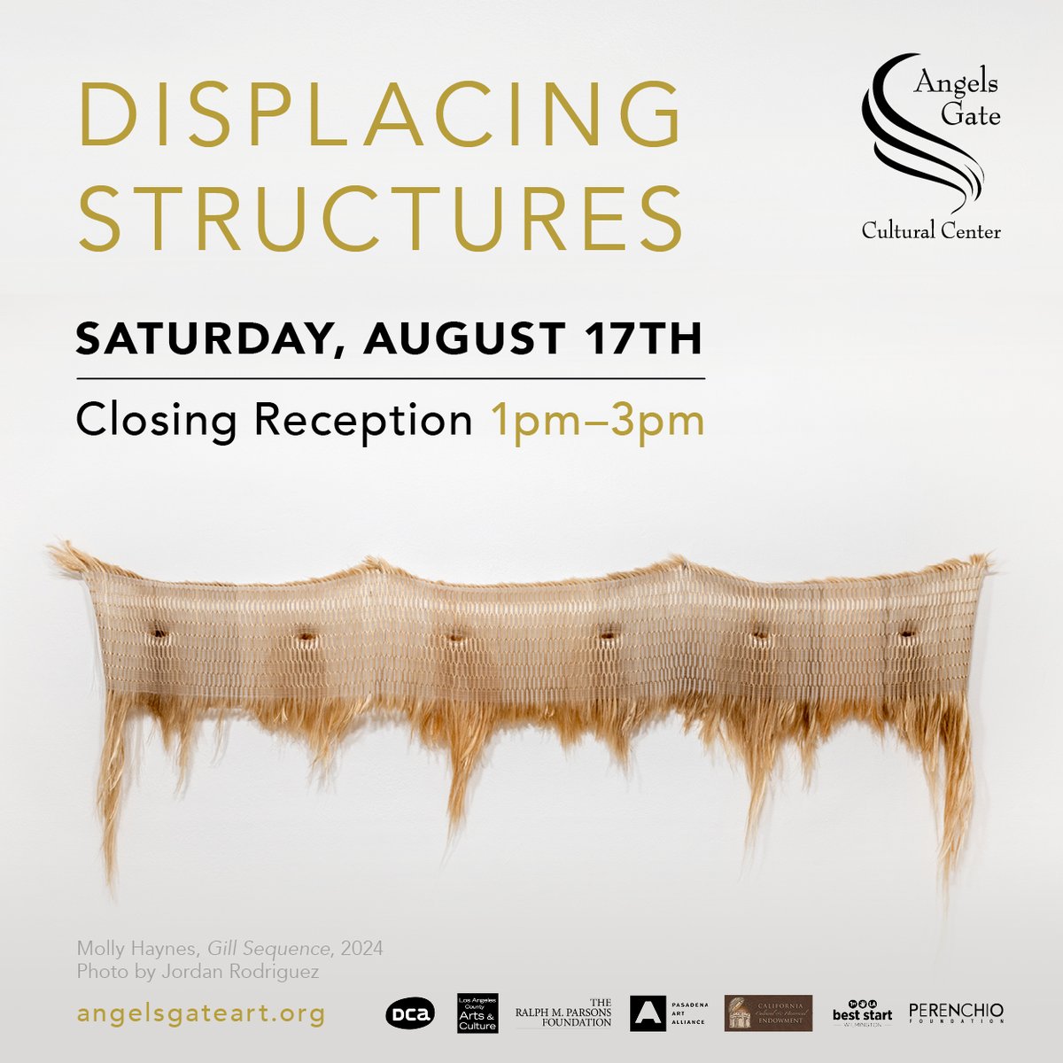 AngelsGateArt's tweet image. Join us this weekend at Angels Gate Cultural Center—comment below to invite a friend! Details about each event can be found in our Iinktree: linktr.ee/AngelsGateArt 

#AngelsGateCulturalCenter #AGCC #FortnightConcert #DisplacingStructures #UPEND #ArtsEducation #FiberArts