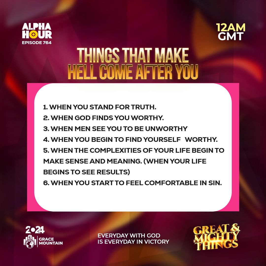 Excerpts from Alpha Hour Exhortation episode 764 - The Mercy Night

#AlphaHourWithPastorElvis