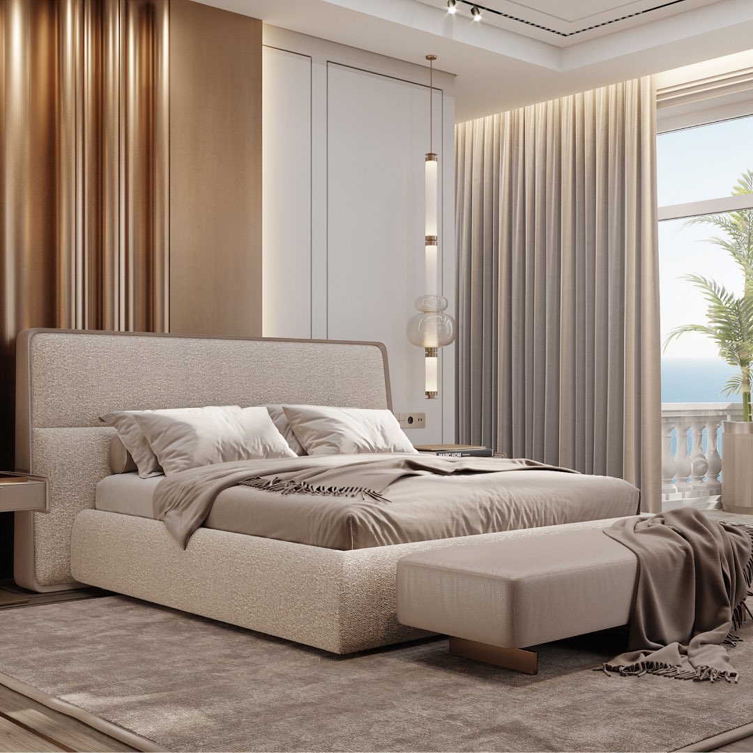 RafflesPalmDXB's tweet photo. Each bedroom at Raffles Residences is designed to offer the ultimate in elegance and comfort. 
Discover the sophisticated interiors and serene ambiance that make every night a restful retreat. ✨

#RafflesResidences #LuxuryLifestyle #PalmJumeirah #RafflesThePalm #Dubai https://t.co/nSwKhxQTuU