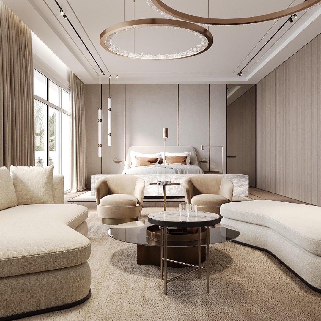 RafflesPalmDXB's tweet photo. Each bedroom at Raffles Residences is designed to offer the ultimate in elegance and comfort. 
Discover the sophisticated interiors and serene ambiance that make every night a restful retreat. ✨

#RafflesResidences #LuxuryLifestyle #PalmJumeirah #RafflesThePalm #Dubai https://t.co/nSwKhxQTuU