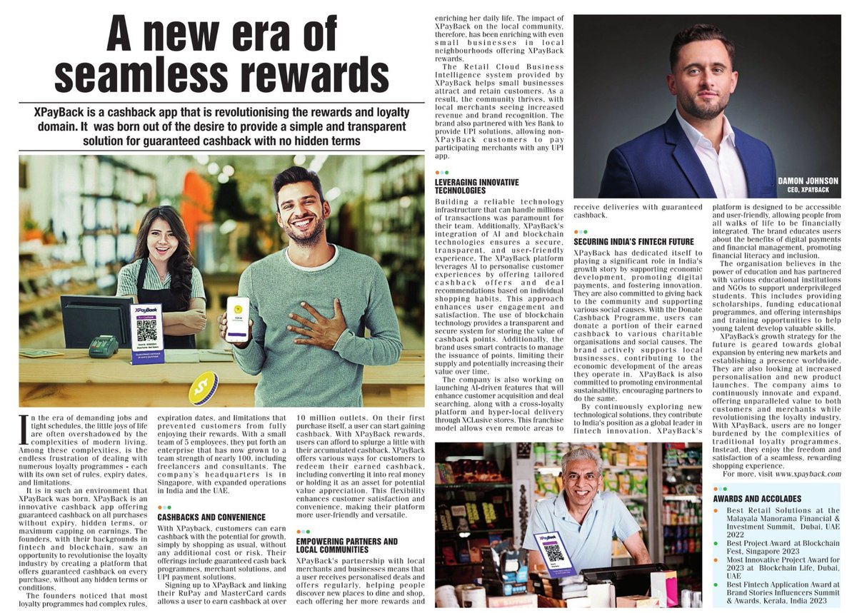 xpaybackglobal's tweet photo. Weβre happy to announce that @xpaybackglobal has been featured in the Times of India, #Hyderabad! π
Stay tuned for more updatesβ
#XPayBack #IndependenceDay2024 @timesofindia
πhttps://t.co/fFu7gqYiAs https://t.co/e9UyzvFZNI