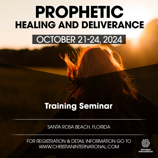 ciministries's tweet image. 🚀 Get ready for transformation at the Prophetic Healing and Deliverance Seminar! 🚀

📅 Dates: October 21-24, 2024
📍 Location: Santa Rosa Beach, FL

🔗 Learn More &amp;amp; Register: christianinternational.regfox.com/2024-oct-phd

#PropheticTraining #HealingAndDeliverance #ChristianInternational