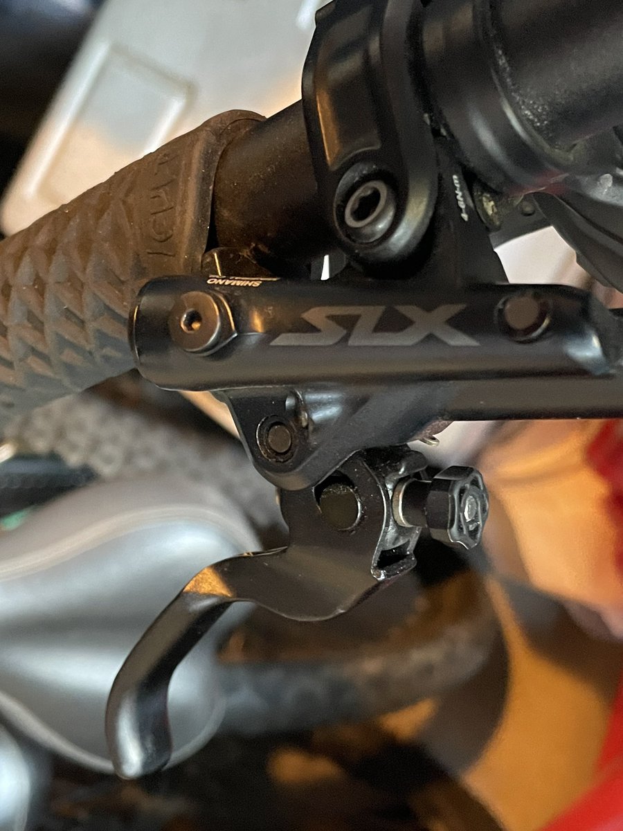 newsfroggie's tweet photo. I have been riding an awesome @IbisCycles mojo for about a year. A recent ride, my @ShimanoMTB slx 12 speed shifter drops a bolt. The one that holds the shifter and keeps it from rocking when you shift. My local bike store reaches out to Shimano and is told I’m on my own. 1/2 https://t.co/hYtb800B4T