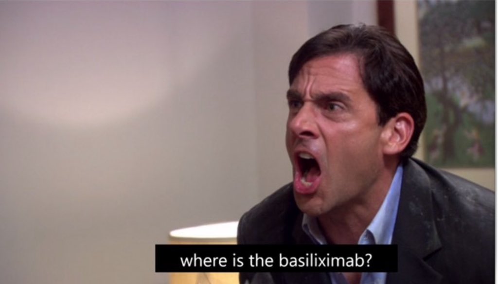 but seriously, where is the basiliximab??