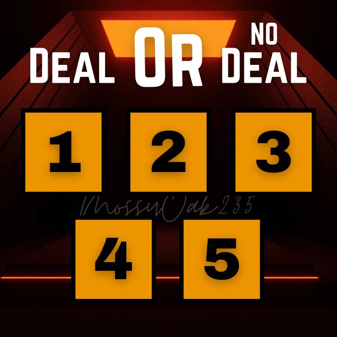 Which sub wants to try out my new game? I woke up wanting to play 😈 #DealorNoDeal https://t.co/o5DIk<a href="/tag/dealornodeal"class="tags"><span>#dealornodeal</span></a>