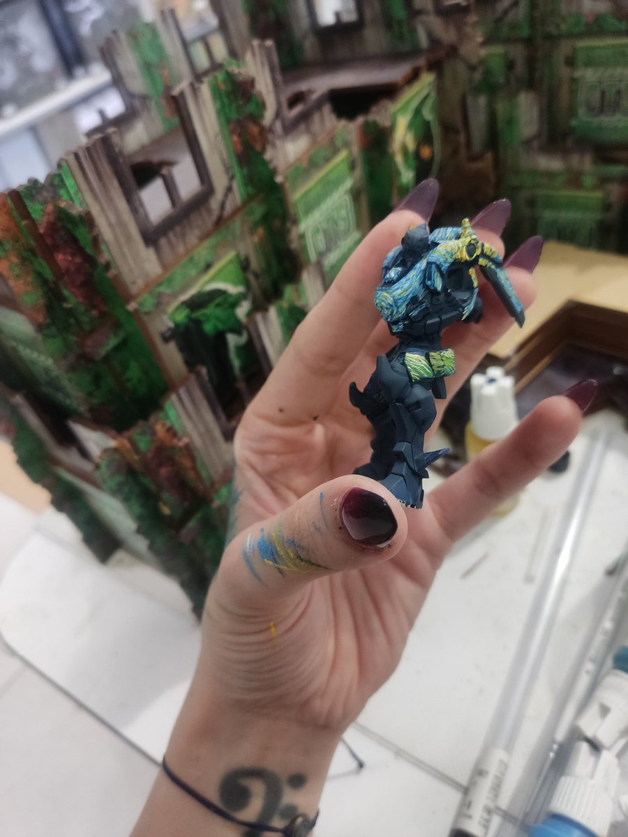 Mandarmina40K's tweet photo. #WIP continuamos con el reto. Starry Night/24 h
#infinitypaintcontest
#infinitypeoplechoice https://t.co/JVjr6373b1