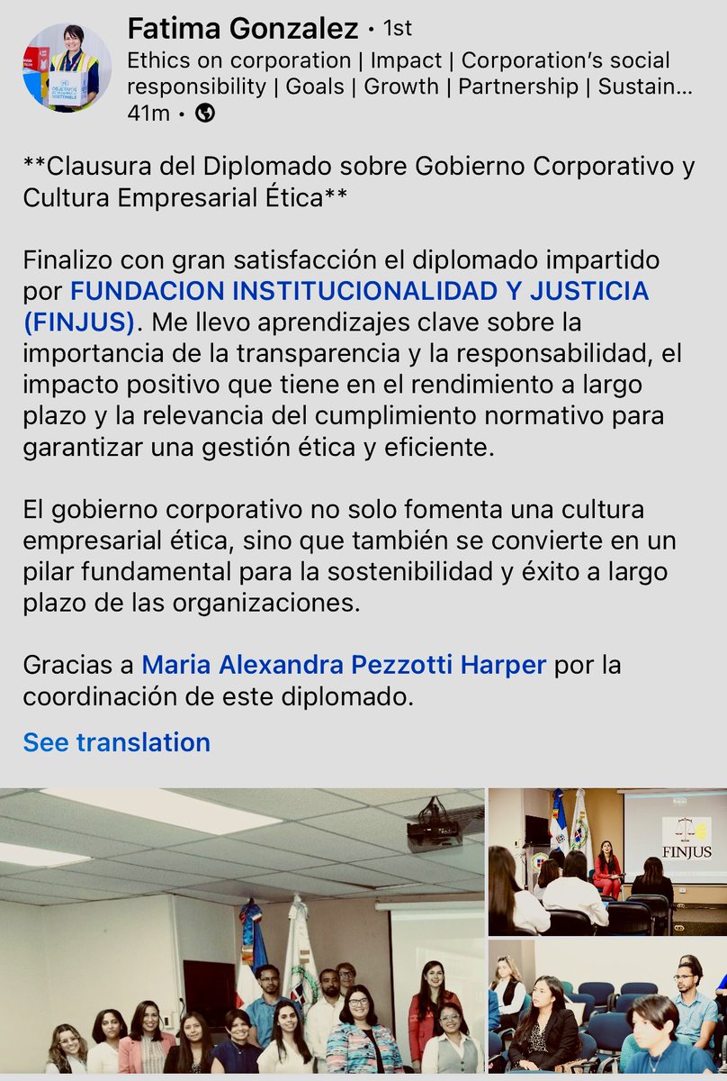 La satisfaccion del deber cumplido 🤍