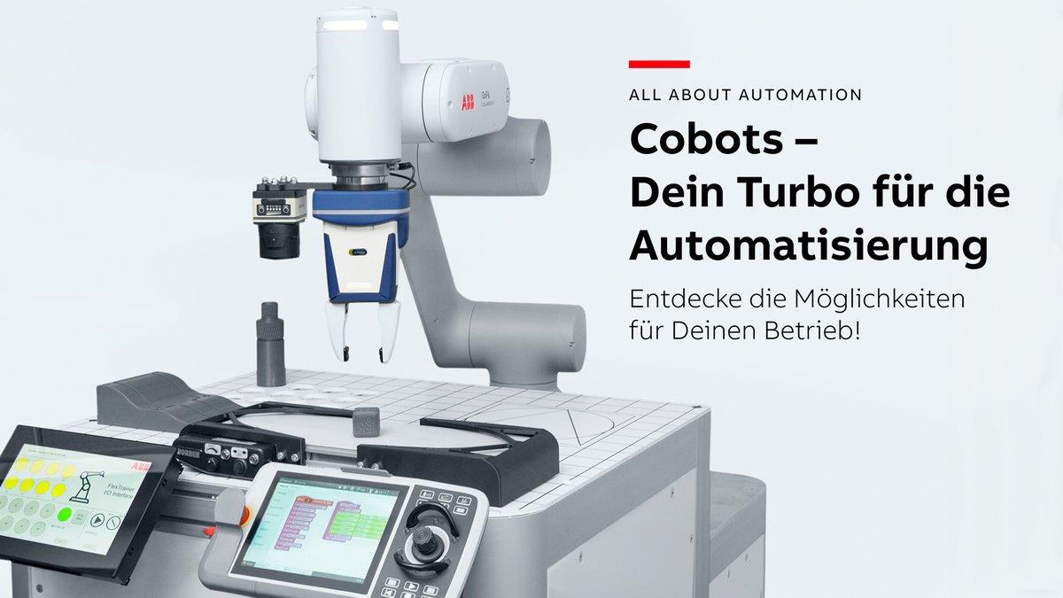 ABB_Robotics_DE's tweet image. Betriebe aus Sachsen &amp;amp; Mitteldeutschland aufgepasst: Wir sind am 18. &amp;amp; 19.09. auf der @aaamesse  in Chemnitz. Besuche uns am #ABB-Stand 1-165. Wir zeigen Dir, wie einfach #Automatisierung mit Cobots sein kann! 🤖🚀

Gratisticket: register.visitcloud.com/survey/0vlnx6s…

Wir freuen uns auf euch!