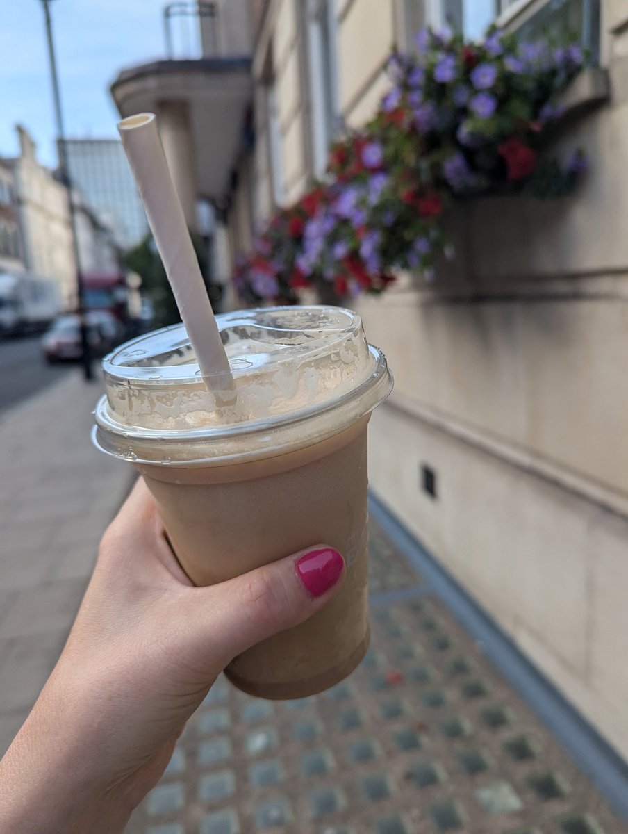 caustenhardy's tweet photo. Surviving on iced coffee and air con this week #notamorningperson https://t.co/sMe0eeYrUa