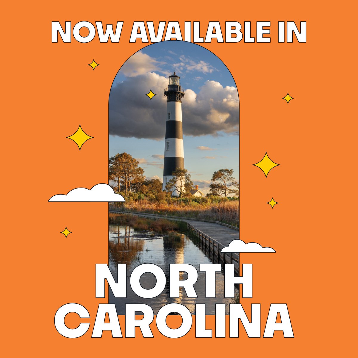 north carolina, thanks for the warm welcome — you can now find Climbing Kites at bars, restaurants, and stores around the state, with more locations popping up in the coming weeks. check out our product locator to find kites near you in the tar heel state 🪁