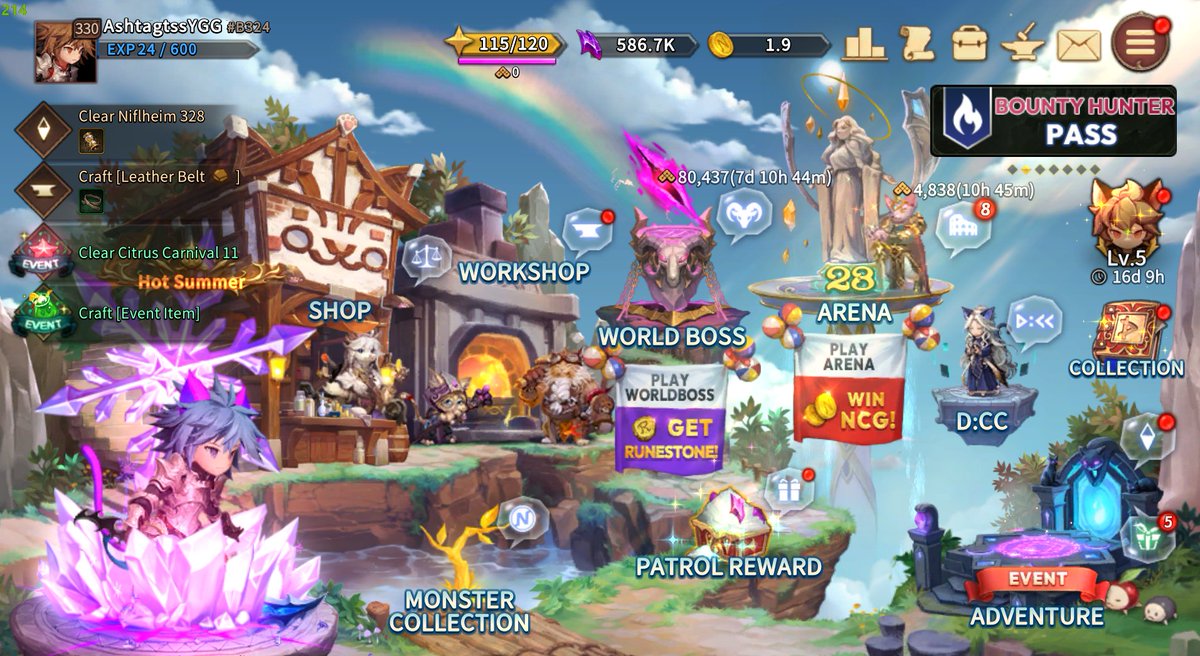 shhhtag's tweet image. I just completed the YGG GAP S6 2nd Journey: Fire Spitting Blacksmith quest #YGGxNineChronicles #YGGGAPS6 @YieldGuild  @NineChronicles