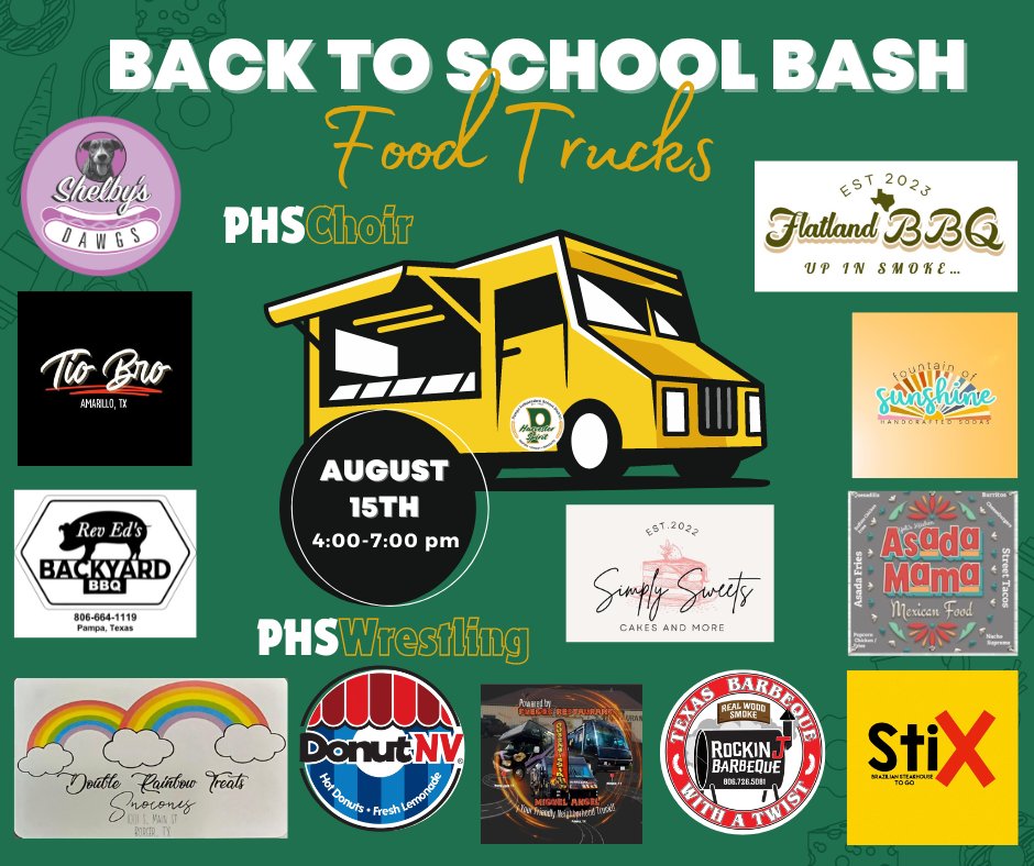Today is a great day for a Back to School Party!!  Come out for some food and fun. We hear that our vendors are also bringing some awesome prizes. Don't miss it!