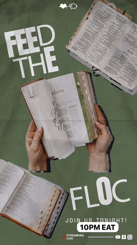 firstlove_kenya's tweet photo. Our spiritual levels are truly being changed each week! 

Join us ONLINE again tonight at 7pm GMT for our FEED THE FLOC Service on the First Love Center's Facebook, YouTube and Instagram platforms.

Invite someone tonight 

#feedthefloc
#floc
#midweekservice https://t.co/k27wA6OfPP