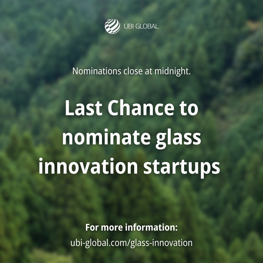 Nominate now and let's innovate! ubi-global.com/glass-innovati…