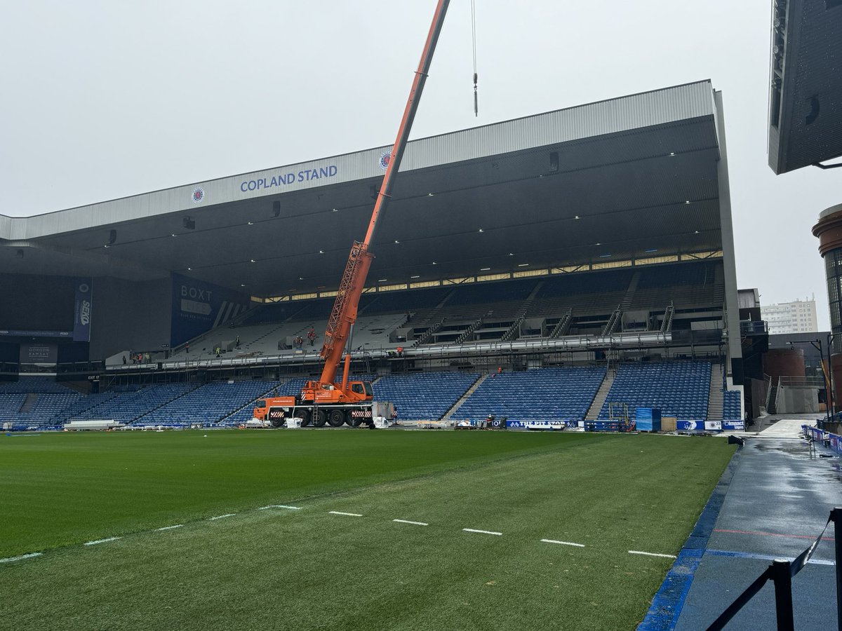 NowJustAndrew's tweet photo. Ibrox Stadium Copeland Road Renovation pictures from today’s stadium tour. Progress is being made now. All on track for first @RangersFC match against @saintmirrenfc in October.

@derekclarksport @jonnyrmcfarlane @JoshuaBarrieRR @4ladshadadream

#RangersFC #Ibrox https://t.co/Gtz3aW3D7q