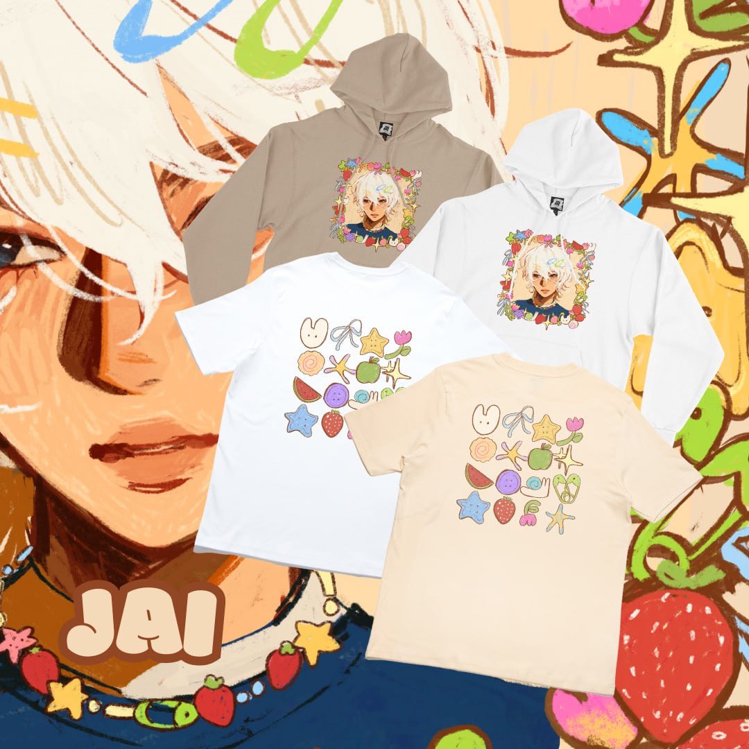 KiruMade's tweet photo. “Jai “ &amp; "Her" by @einlaup 

Fulfilled by Fuku Mono

#fukumono #shirtthings #adartem #wearingpeople https://t.co/7pD0xfmiKl