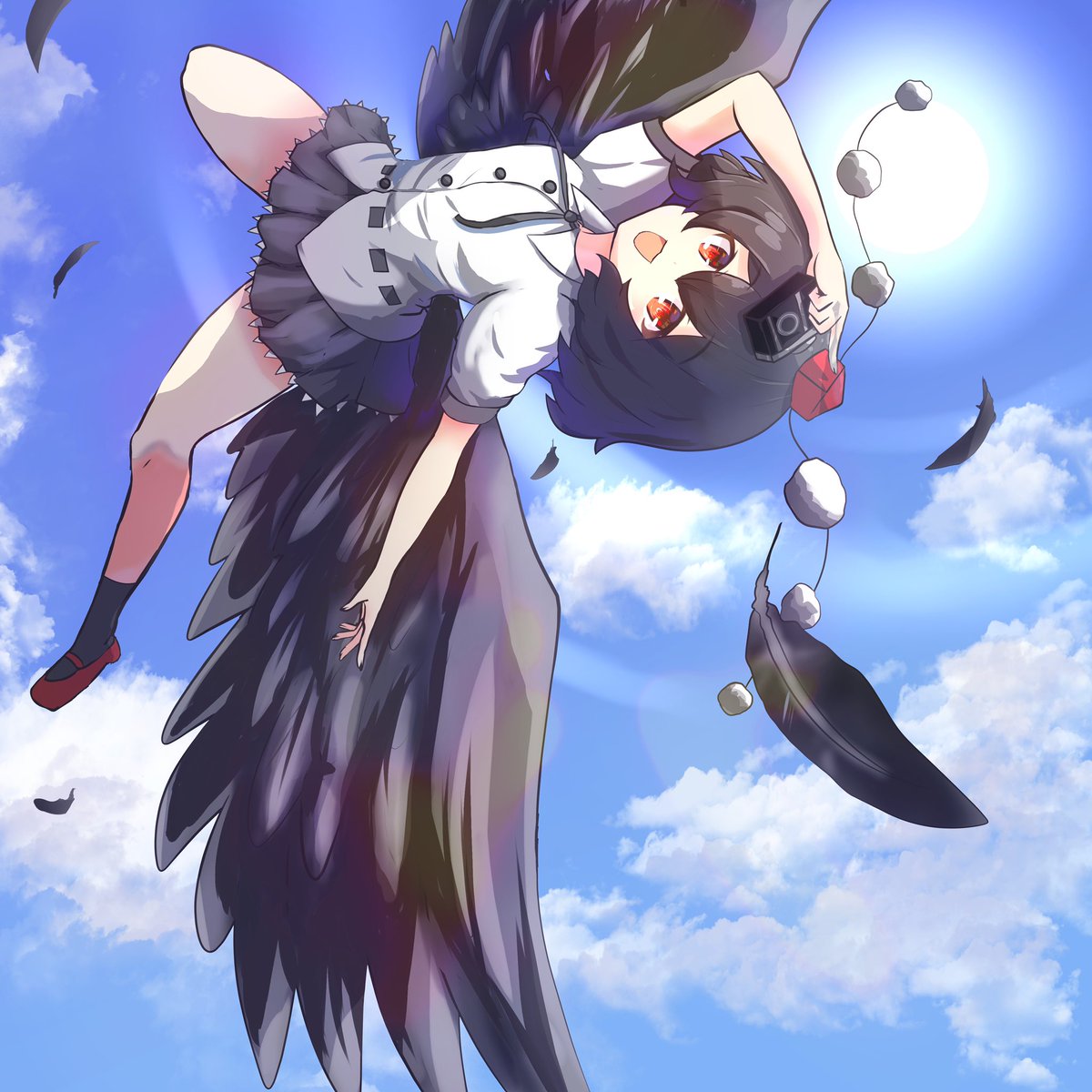 kotatsu765's tweet photo. 東方projectの射命丸文！！　#イラスト　#東方Project https://t.co/ZZFAUNWAfl