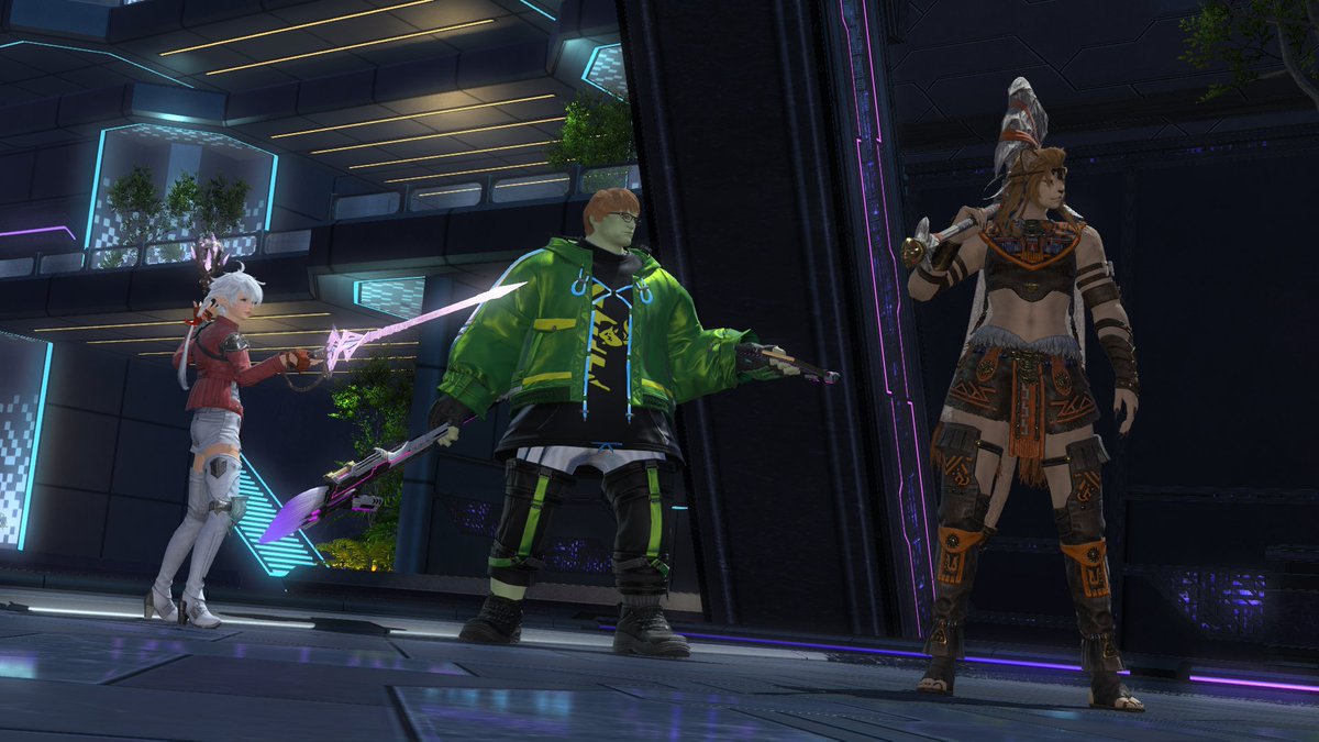 PictomancerKorg's tweet photo. [Dawntrail Spoilers]

Behold, my immaculate fashion sense https://t.co/vmipYWv3Qo