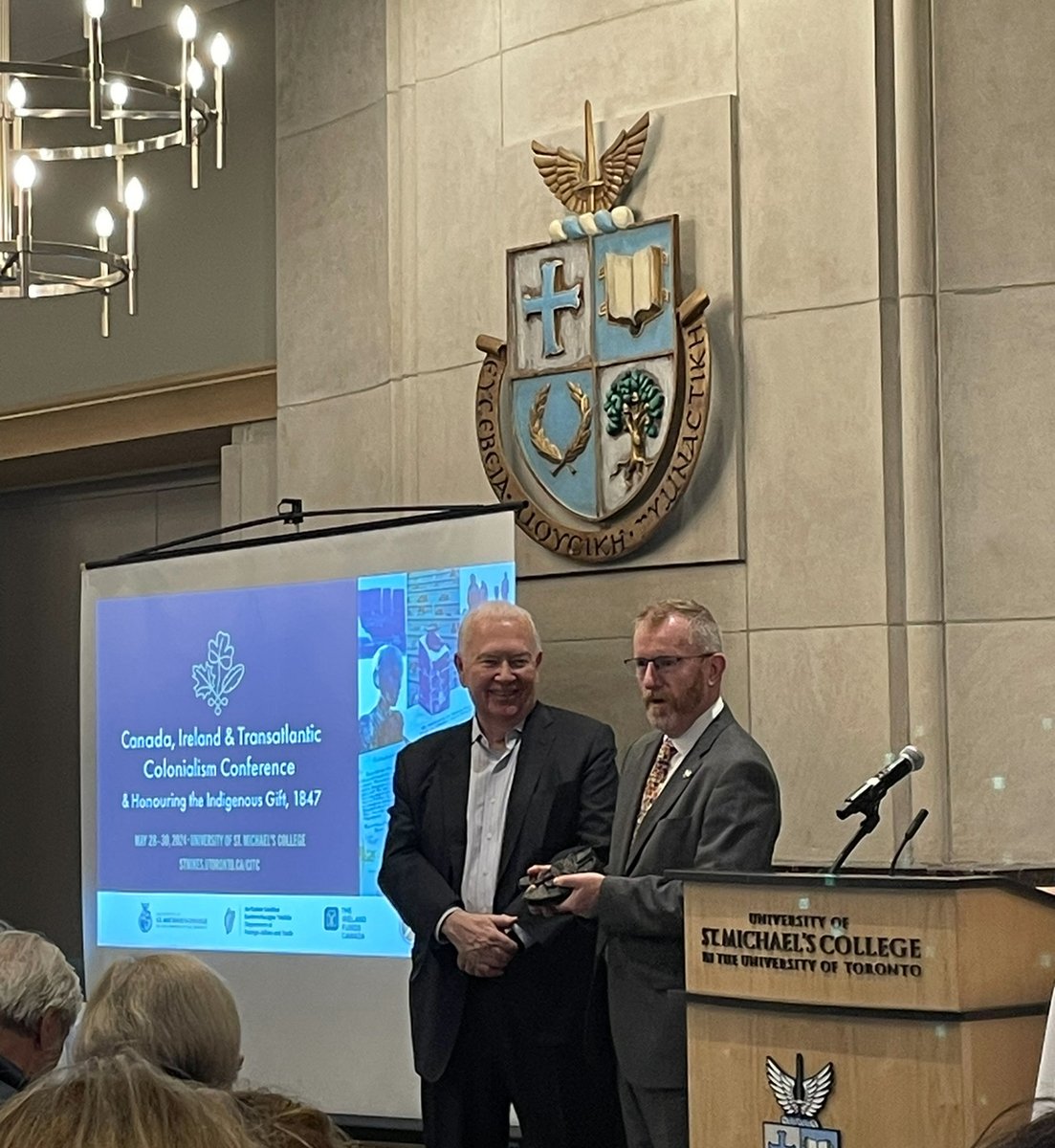 CAIS_Irish's tweet image. As Ambassador Eamonn McKee takes his leave from Ottawa, we thank him for his service in Canada and his unwavering support for Irish Studies here, especially at our 2022 and 2023 conferences. God speed you, Dr McKee. Slán agus beannacht! @IrlAmbCanada @IrlEmbCanada #irishincanada