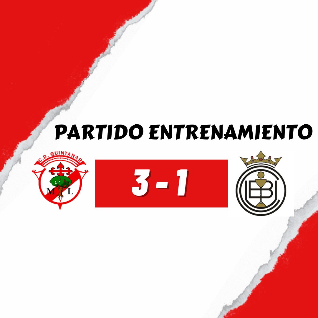 En la tarde de ayer nuestros chicos jugaron un partido de entrenamiento frente al división de honor de <a href="/CanteraUBC/">Cantera Balompédica</a>  donde ganamos 3 - 1 con goles de <a href="/Carde7841Duvan/">Duvan Cardenas</a> <a href="/Romags1622/">Romario</a> <a href="/luismicasta10/">luismi castañeda</a>  próximo sábado tenemos una nueva cita frente @cd_fibritelvillacanas  os esperamos ⚪🔴