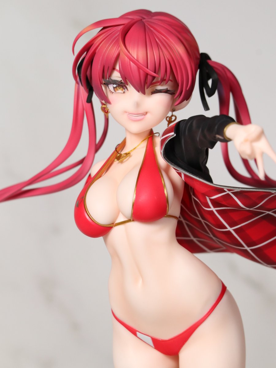 ガレージキット ホロライブ所属のVTuber 宝鐘マリン 塗りあがりました