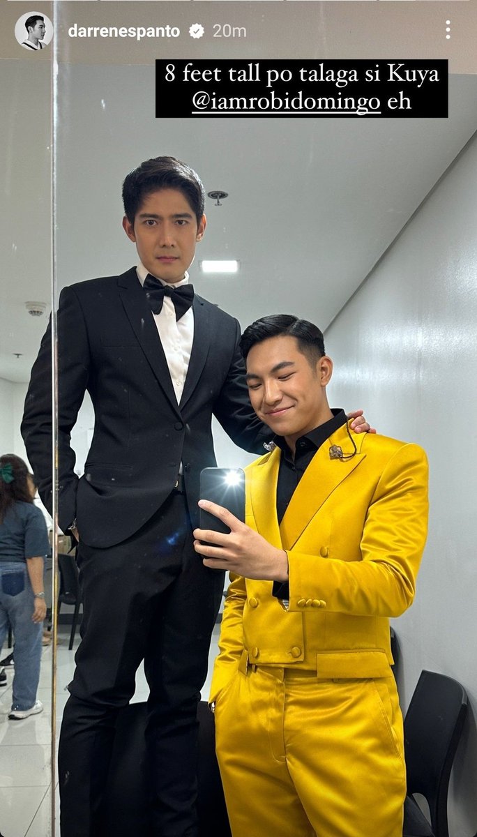 iLoveDarren_24's tweet photo. Ang gwapoo ng #DarBi 🥰💚
Hello D, grabee ang lakas ng dating mo!! So dashing and very very handsome!! 🥰🥰🥰✨
#DARREN @Espanto2001
📷 D's IG story https://t.co/iH8M7eBnX7