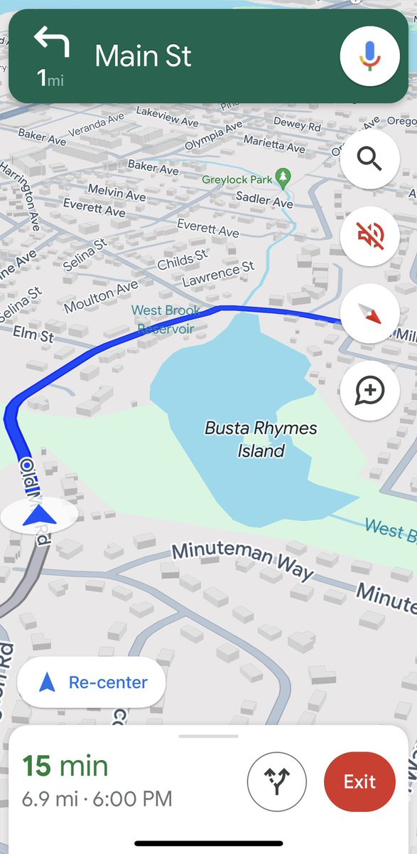 Apparently there is a Busta Rhymes Island I drive by often