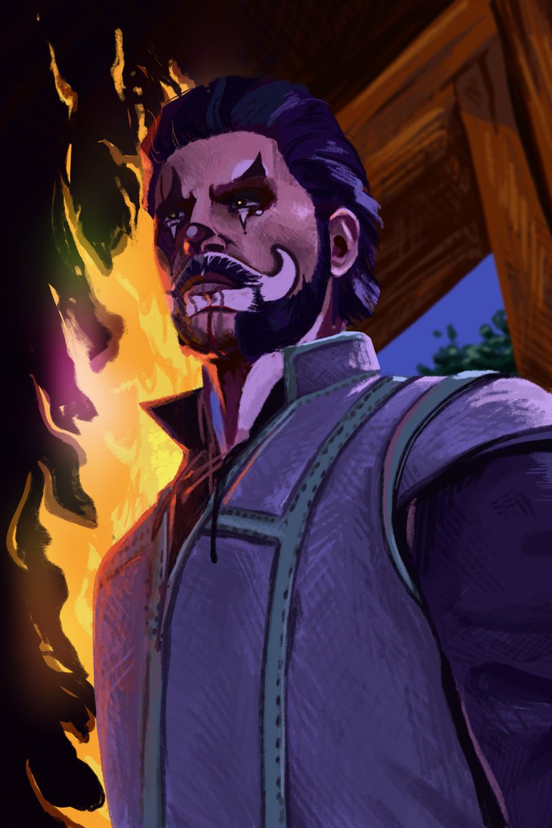 bardnuts's tweet photo. didn't realize father would be claiming me tonight #bg3 #durge #thedarkurge #bard #myart https://t.co/xOnQqvNEQT