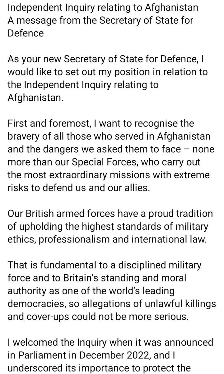 RSigsCharity's tweet photo. Message from the Secretary of State 

#army #royalsignals https://t.co/WOjIt5XkQI