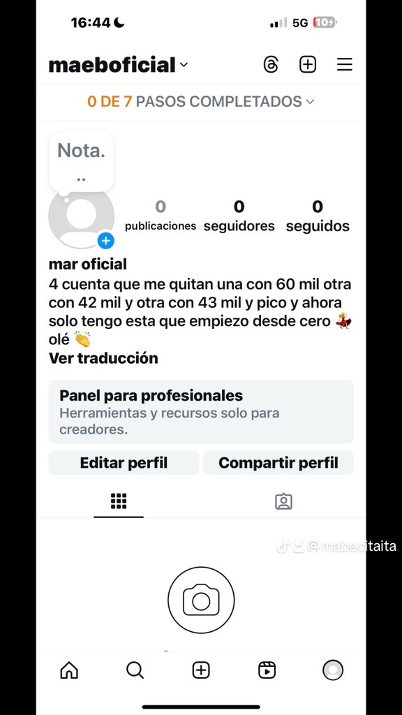 Cuenta de ig