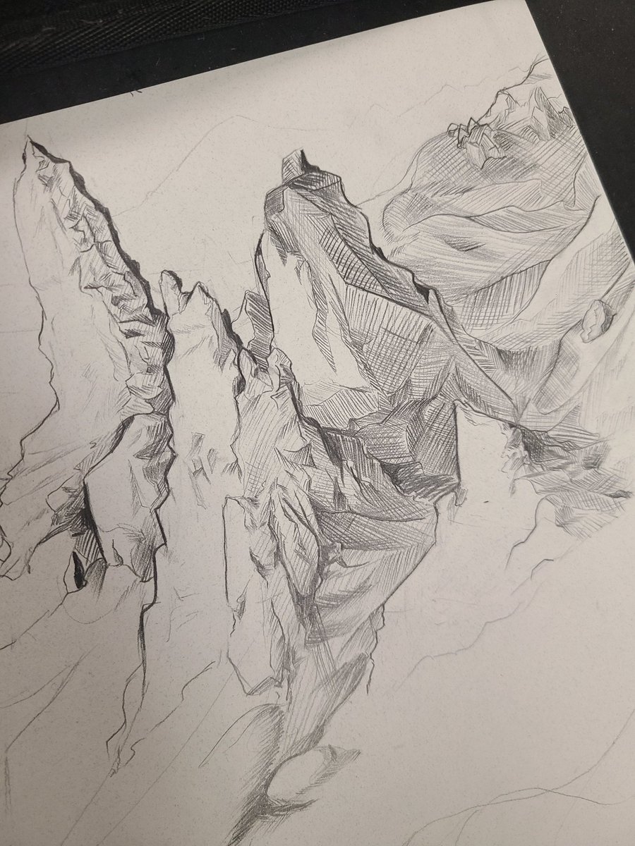 rondeaneArt's tweet photo. Currently in my Intro 2D and advanced 2D art classes, I'm instructing my students how to draw landscapes with line only. #ALLIN #weRcreative @LearnatRHS πΌοΈποΈπ¨ https://t.co/M5572MsQsV
