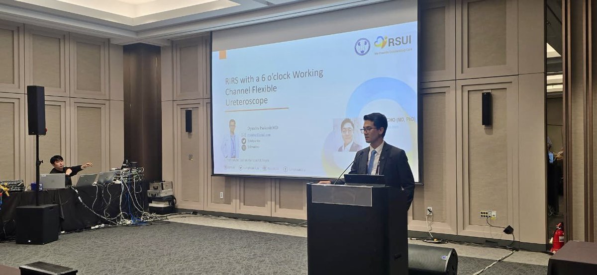 drdyandra's tweet photo. Thank you Prof. @kmoretry and @Dyne_Medical for inviting and giving me the opportunity to share my experience in using the 6 o’clock channel fURS

📸 by dr. @indrawarman and @CarloElises 

#RIRS 
#WCET
#presentation
#collaboration
#UrologyInnovation 
#MedicalTechnology https://t.co/GOHGDWi3AN