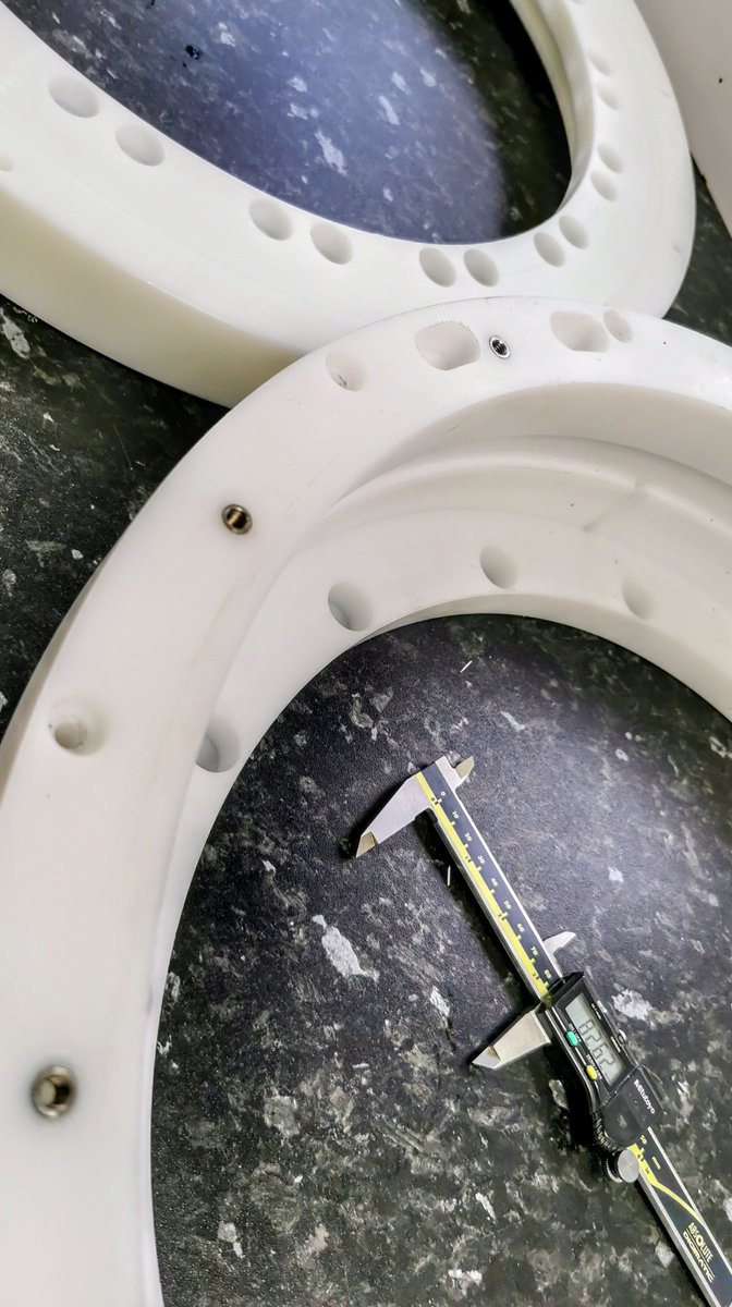 VaplasLtd's tweet photo. Large Parts - no problem! These currently produced in HMWpe for another of our customers projects.

Contact us for any requirements Large or Small. https://t.co/uLdof3GpNl