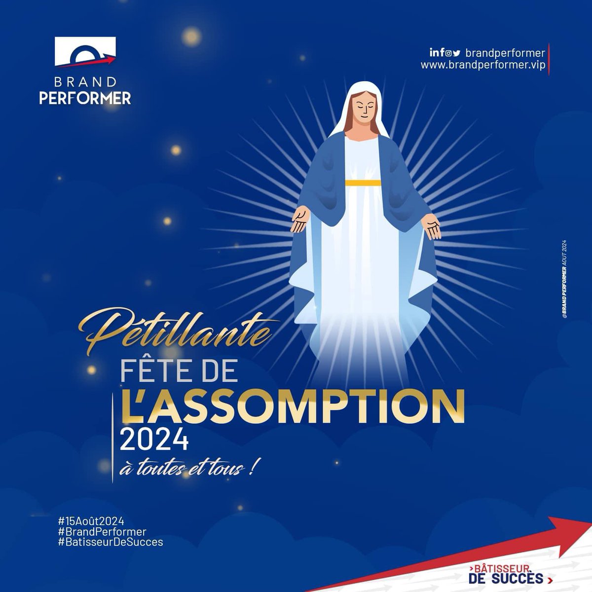 JeanCyrilleBado's tweet photo. Bonne fête de de l'Assomption de la Bienheureuse Mère de Dieu.

Que son humilité nous enseigne et nous inspire au quotidien.
Que sa glorieuse élévation céleste apaise nos coeurs, nous comble de joie et fasse de nous des artisans de paix.

Jean Cyrille Bado 
#architectedupossible 
#Assomption 
#viergemarie😍🙏🙏🌟✨