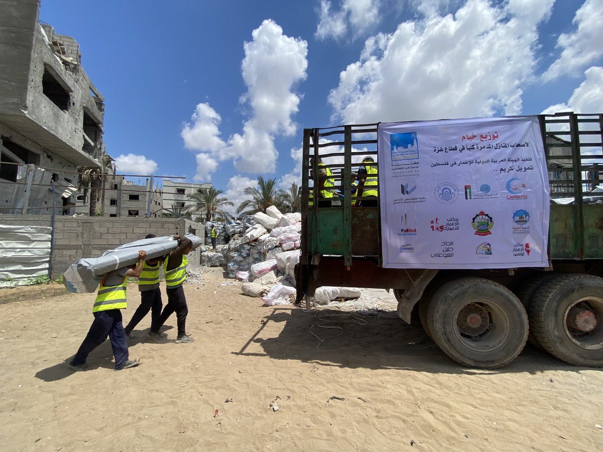 🇵🇸GAZZE’DE ÇADIR KENT KURUYORUZ.

Cibaliye bölgesinde 17 bin m2 alanda, içerisinde çadır kent ve kamu tesisleri de (Cami-sağlık ocağı vb.) bulunan bir kamp alanı oluşturuyoruz. 

%50’si tamamlandı ✅ ⏳

Destekleriniz için, online bağış: cansuyu.org.tr/bagis