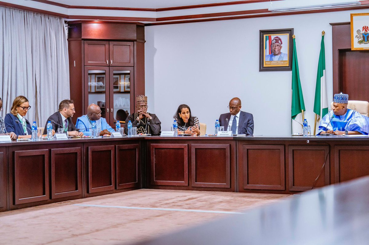 Raouf Mazou (@raoufmazou) on Twitter photo Reflecting on a great meeting with Vice President Kashim Shettima <a href="/officialSKSM/">Senator Kashim Shettima</a> yesterday on protection & solutions for #refugees & #IDPs. We're committed to supporting the government's lead in driving sustainable solutions, working with development partners & private sector. Reflecting on a great meeting with Vice President Kashim Shettima <a href="/officialSKSM/">Senator Kashim Shettima</a> yesterday on protection & solutions for #refugees & #IDPs. We're committed to supporting the government's lead in driving sustainable solutions, working with development partners & private sector.