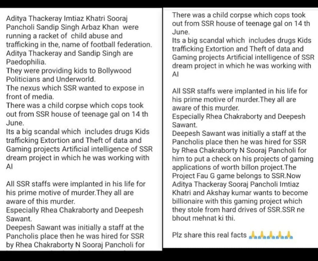 Who is the minor girl that Sushant was trying to fight for?
#Childtrafficking 

<a href="/CBIHeadquarters/">Central Bureau of Investigation (India)</a> <a href="/DoPTGoI/">DoPT</a> 
SSRCASE TurningPoint InHistory 
#JusticeForSushantSinghRajput