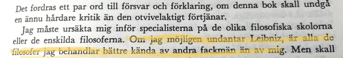 När Bertrand Russell i förordet till ”Västerlandets filosofi” försökte vara ödmjuk, men hade det inte i sig.