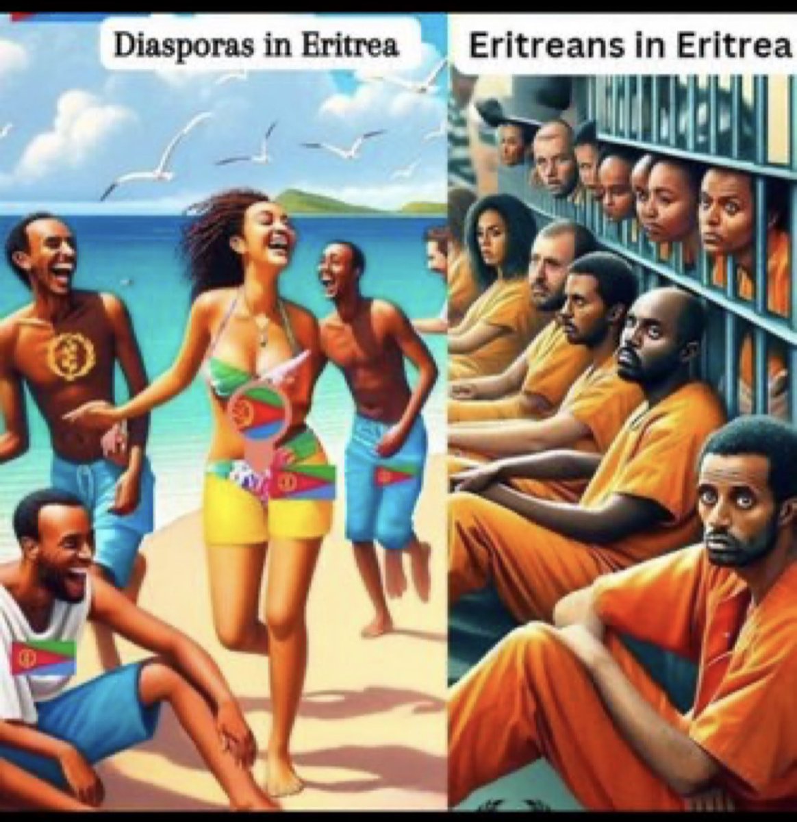 Eruye117068's tweet photo. Eritreas Regime regiert durch Angst, nicht durch Gesetze. Eine Untersuchung der UN bringt erschütternde Geschichten über außergerichtliche Hinrichtungen, sexuelle Sklaverei und Zwangsarbeit ans Licht. Die Weigerung des Landes, sich an der Untersuchung zu beteiligen, spricht Bände.  #EritreaIndependenceAt33 #EritreaAt33 #NoMorePFDJPropaganda #NoMorePFDJTerror 

@ONU_fr    @Amnesty_Suisse @RadioTeleSuisse @lemondefr @SamsonYemane @Amnesty_Suisse @VdeGraffenried @CarloSommaruga @24heuresch @Lematinch @RTSinfo @ParmelinG @EDI_DFI @SEMIGRATION @lenouvelliste @ignaziocassis @beat_jans @Policevaudoise @PoliceBerne @PoliceValais @policegeneve 
@UNGeneva @Etat_Neuchatel @GenevePolice