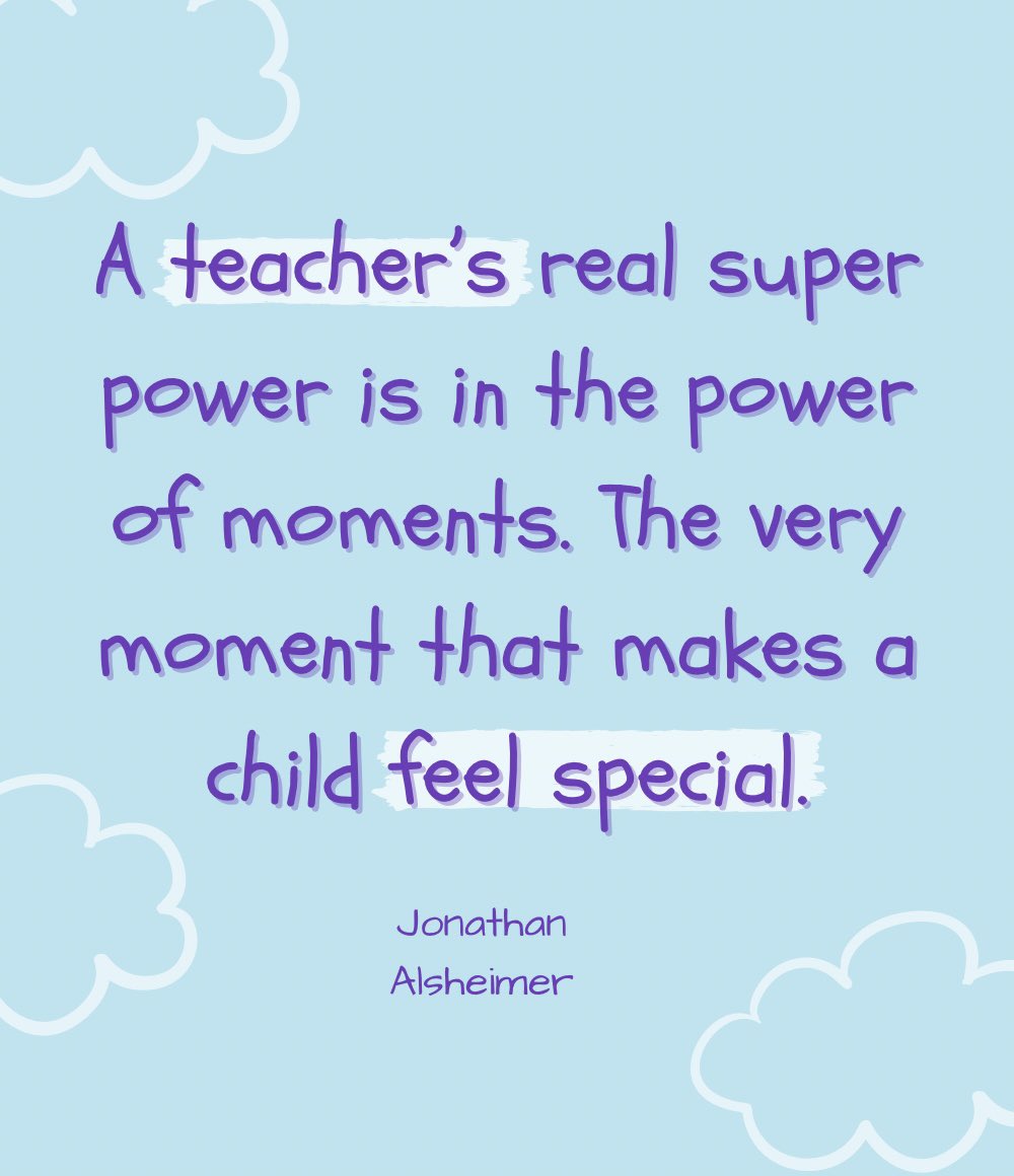 The power of moments in education are huge. Where a moment that may go unseen by many, a teacher sees an opportunity to empower a child. Letting that child know they are special, they are valued, and we care about them ❤️

#SchoolOfEngagement