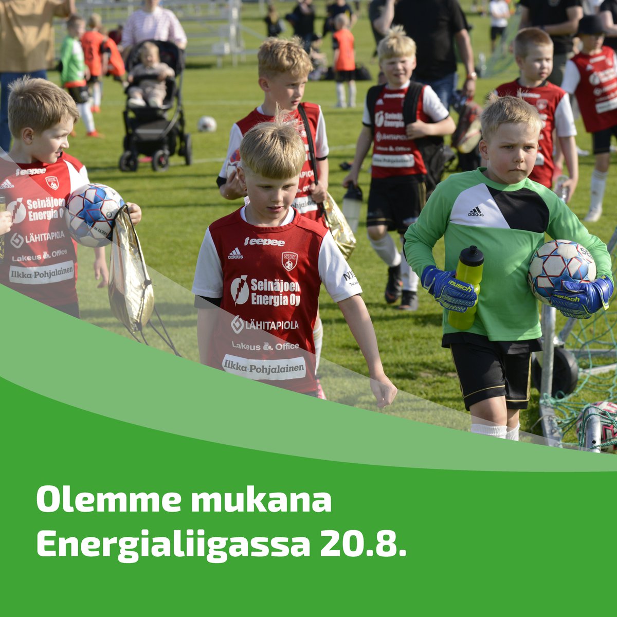 Olemme mukana Energialiigassa Prunttimäellä tiistaina 20.8.2024 kello 17 alkaen. Tarjoamme kaikille makkarat ja pillimehut. Tapahtuma järjestetään yhteistyössä SJK P9-joukkueen kanssa. Lämpimästi tervetuloa herkuttelemaan ja nauttimaan energisestä jalkapallotapahtumasta!