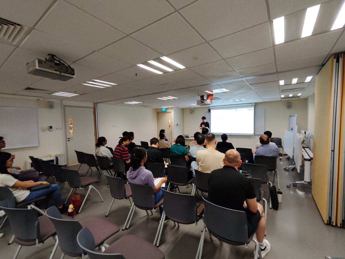 Roger Foo (@rsyf2) on Twitter photo Always excited when meeting our collaborators at the Mechanobiology Institute. A grad student here talking about protein folding, structured domains, and his studies using the magnetic tweezer <a href="/NUSResearch/">NUS Research</a> <a href="/NUSMedicine/">Yong Loo Lin School of Medicine</a> <a href="/CvdNus/">NUS CVD Programme</a> Always excited when meeting our collaborators at the Mechanobiology Institute. A grad student here talking about protein folding, structured domains, and his studies using the magnetic tweezer <a href="/NUSResearch/">NUS Research</a> <a href="/NUSMedicine/">Yong Loo Lin School of Medicine</a> <a href="/CvdNus/">NUS CVD Programme</a>
