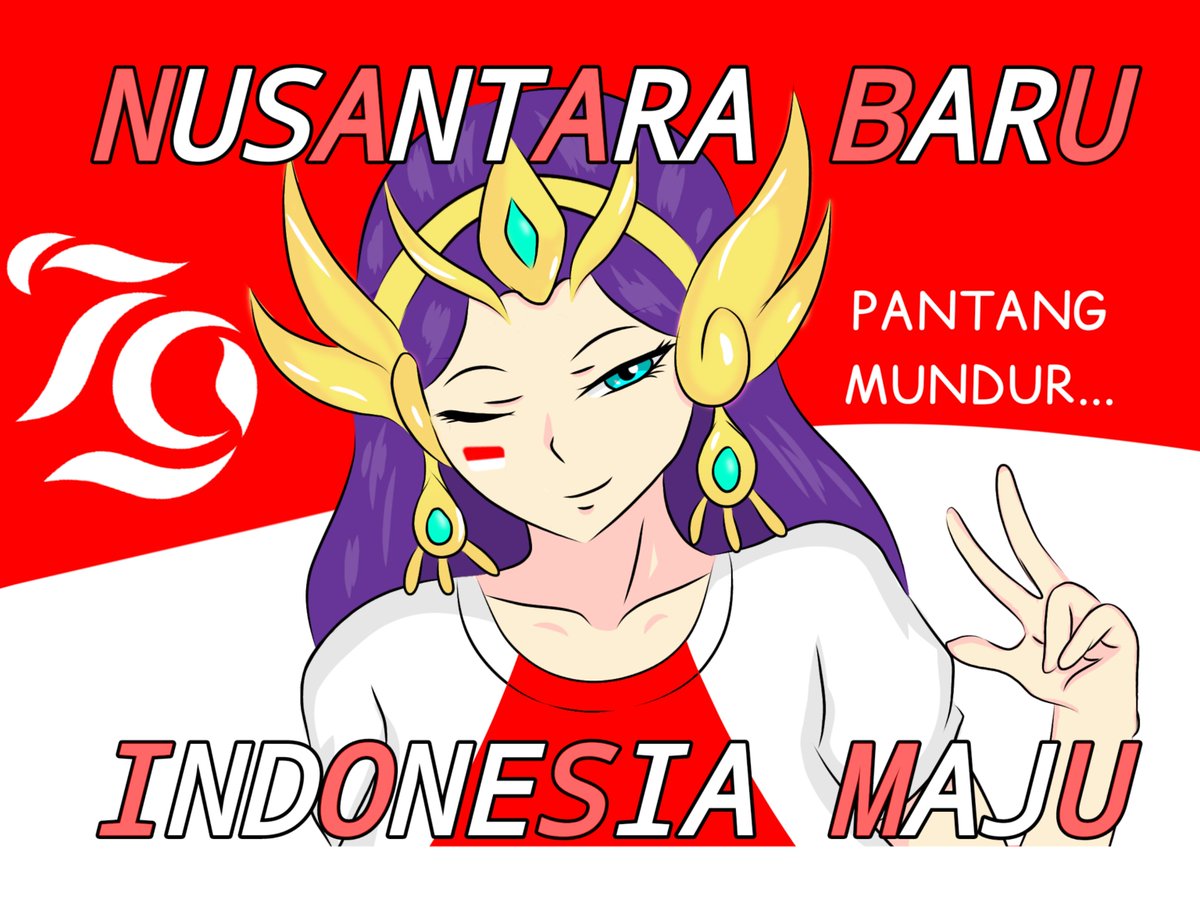 Naikyuu_'s tweet photo. HUT RI KE-79
Merdeka Indonesia-ku
Special fanart Kadita https://t.co/BsxGfpMuOf