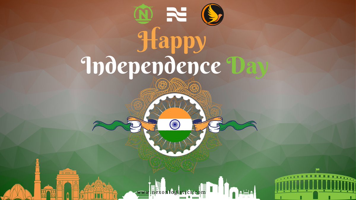 NexonLogistics's tweet photo. Happy Independence Day, India! 🇮🇳 Today, we celebrate 77 years of freedom, unity, and progress. Let’s honor the sacrifices of our heroes and continue to strive for a brighter future. Proud to be part of this incredible journey. Jai Hind! #IndependenceDay #India #ProudIndian https://t.co/4exWHCib19