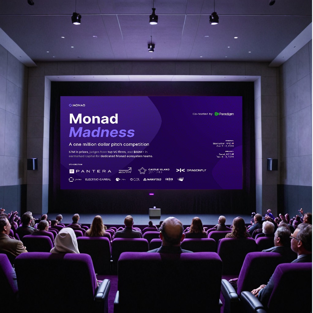 Pac097's tweet photo. @monad_xyz Excited for MonadMadness! Can’t wait to see the innovative pitches and groundbreaking projects. With $1M in prize money and 60+ VCs watching, this is the ultimate stage for any team building on Monad. Let’s make history! https://t.co/szBjWuhheW