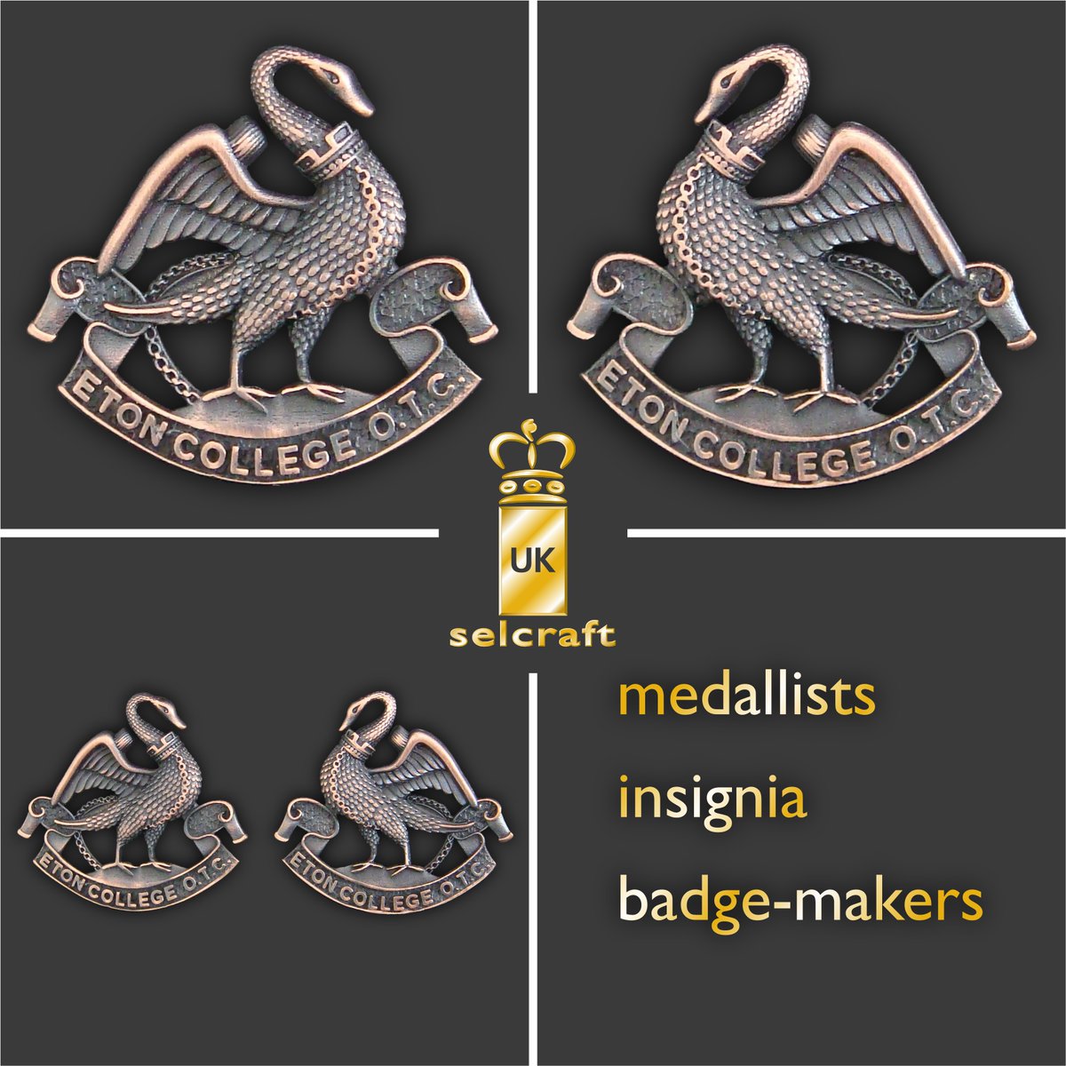 SelcraftUK's tweet photo. @SelcraftUK  Quality Reflects Excellence

 #badges #etoncollege #thebest #schools #prestige #ccf #insignia #uniform #quality https://t.co/ByxXUaAIwG