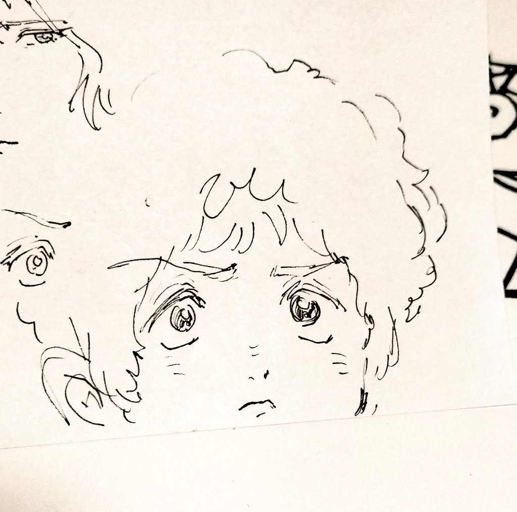 らくがき 好みの顔にかけたアムロくん 