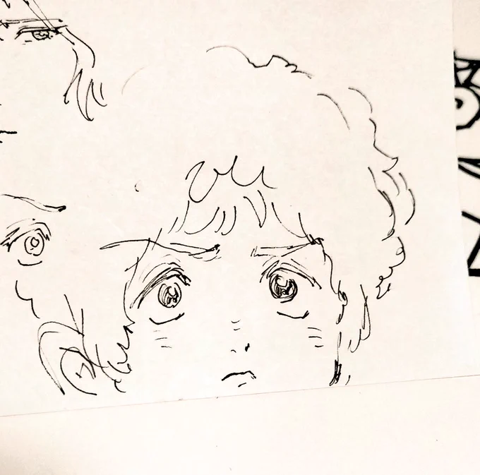 らくがき 好みの顔にかけたアムロくん 